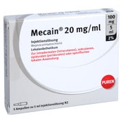 MECAIN 2% 20 mg/ml Inj.L.100mg/5ml Glasamp. 5X5 ml