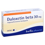 DULOXETIN beta 30 mg magensaftresistente Hartkaps. 28 St