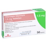 Olanzapin Glenmark 7,5 mg Tabletten 56 St
