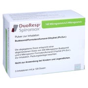 DUORESP Spiromax 160µg/4,5µg/Dosis 3x120ED Inh.-P. 3 St
