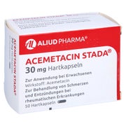 ACEMETACIN STADA 30 mg Hartkapseln ALIUD 50 St