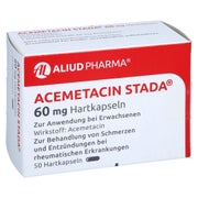 ACEMETACIN STADA 60 mg Hartkapseln ALIUD 50 St