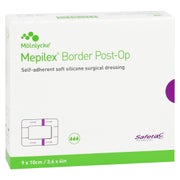 Mepilex Border Post-op Verband haftend 9 10 St