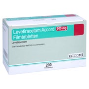 LEVETIRACETAM Accord 500 mg Filmtabletten 200 St