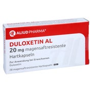 DULOXETIN AL 20 mg magensaftresistente Hartkapseln 28 St