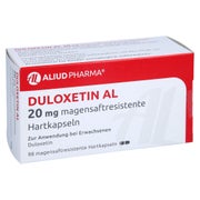DULOXETIN AL 20 mg magensaftresistente Hartkapseln 98 St