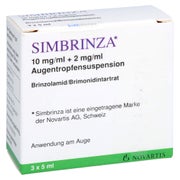 SIMBRINZA 10 mg/ml + 2 mg/ml Augentropfensusp. 3X5 ml