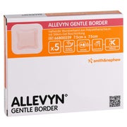 Allevyn Gentle Border 7,5x7,5 cm Schaumv 5 St