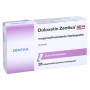 DULOXETIN Zentiva 40 mg magensaftres.Hartkapseln 28 St