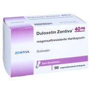 DULOXETIN Zentiva 40 mg magensaftres.Hartkapseln 98 St