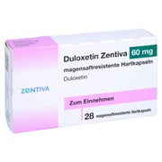 DULOXETIN Zentiva 60 mg magensaftres.Hartkapseln 28 St