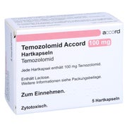 TEMOZOLOMID Accord 100 mg Hartkapseln Sachets 5 St