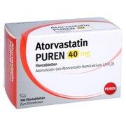 Atorvastatin Puren 40 mg Filmtabletten 100 St