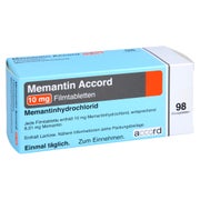 Memantin Accord 10 mg Filmtabletten 98 St