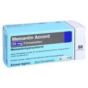Memantin Accord 20 mg Filmtabletten 98 St