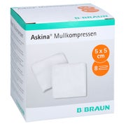 Askina Mullkompressen 5x5 cm steril 8fac 25X2 St