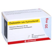 DULOXETIN Glenmark 20 mg magensaftres.Hartkapseln 98 St