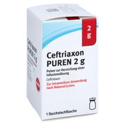 CEFTRIAXON PUREN 2 g Pulver z.Herstell.e.Inf.-Lsg. 1 St