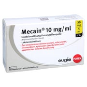 MECAIN 1% 10 mg/ml Inj.L.50mg/5ml Luer-Lock Amp. 10X5 ml