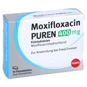 Moxifloxacin Puren 400 mg Filmtabletten 10 St