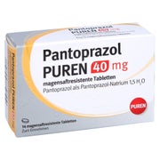 PANTOPRAZOL PUREN 40 mg magensaftres.Tabletten 14 St