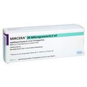 MIRCERA 30 Mikrogramm/0,3 ml Inj.-Lsg.i.e.F.-Sp. 3 St