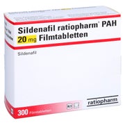 SILDENAFIL ratiopharm PAH 20 mg Filmtabletten 300 St