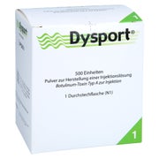 DYSPORT 500 Einheiten Pulver z.Herst.e.Inj.-Lsg. 1 St