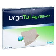 UrgotÜl Silver 5x5 Cm Wundgaze 10 St