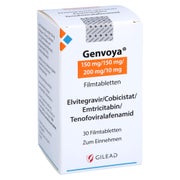 GENVOYA 150 mg/150 mg/200 mg/10 mg Filmtabletten 30 St