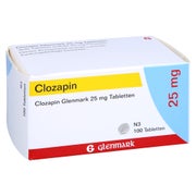 Clozapin Glenmark 25 mg Tabletten 100 St