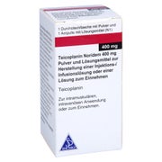 TEICOPLANIN Noridem 400mg P.+LM H.Inj./Inf.L.o.LSE 1X400 mg