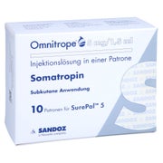 OMNITROPE 5 mg/1,5 ml Injektionslösung f.SurePal 10 St