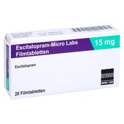 ESCITALOPRAM Micro Labs 15 mg Filmtabletten 20 St