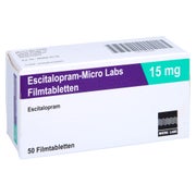ESCITALOPRAM Micro Labs 15 mg Filmtabletten 50 St