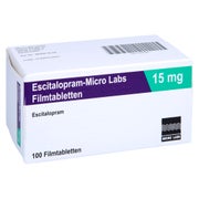 ESCITALOPRAM Micro Labs 15 mg Filmtabletten 100 St