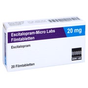 ESCITALOPRAM Micro Labs 20 mg Filmtabletten 20 St
