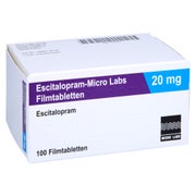 ESCITALOPRAM Micro Labs 20 mg Filmtabletten 100 St