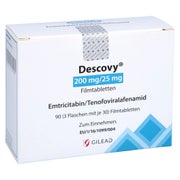 Descovy 200 Mg/25 mg Filmtabletten 3X30 St