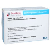 DUORESP Spiromax 320µg/9 µg/Dosis 3x60ED Inh.-Plv. 3 St