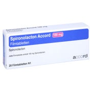 SPIRONOLACTON Accord 100 mg Filmtabletten 20 St
