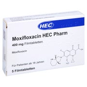 MOXIFLOXACIN HEC Pharm 400 mg Filmtabletten 5 St