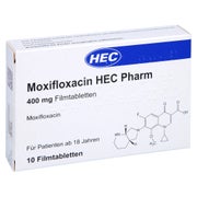 MOXIFLOXACIN HEC Pharm 400 mg Filmtabletten 10 St