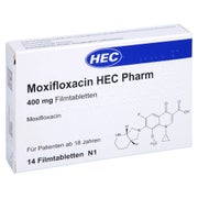 MOXIFLOXACIN HEC Pharm 400 mg Filmtabletten 14 St