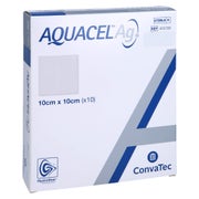 Aquacel Ag 10x10 cm Kompressen 10 St