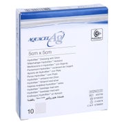 Aquacel Ag 5x5 cm Kompressen 10 St