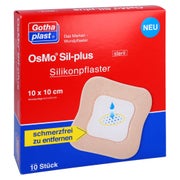 OSMO Sil-plus Silikonpflaster 10x10 cm s 10 St