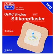 OSMO Sil-plus Silikonpflaster 8x8 cm ste 1 St