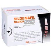 Produktabbildung: Sildenafil Basics 100 mg Filmtabletten 90 St