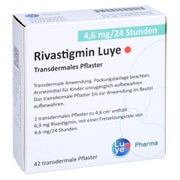 RIVASTIGMIN Luye 4,6 mg/24 Std. transderm.Pflaster 42 St